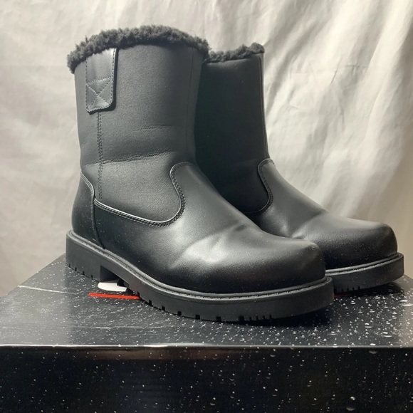 EUC Totes Dustin Black Men's Size 8 Med Waterproof Winter
Boots Women's Size 10 - Picture 6 of 15